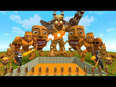 BIG HOLE LAVA ALL MECHA TITAN TUNG TUNG TUNG SAHUR ITALIAN AI BRAINROT MEMES SPARTAN KICKING in Gmod