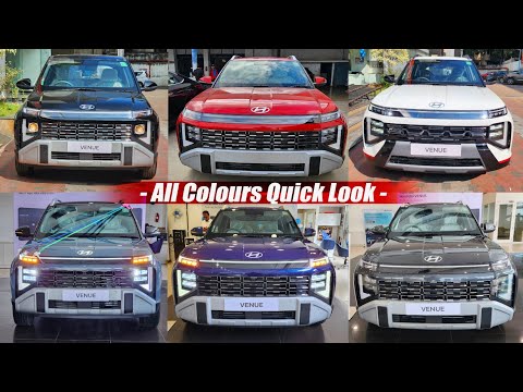 Hyundai Venue 2026 All Colours Quick Look Walkaround