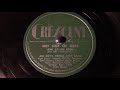 Kid Ory's Creole Jazz Band - Get Out Of Here (And Go On Home) - 78 rpm - Crescent Number 2