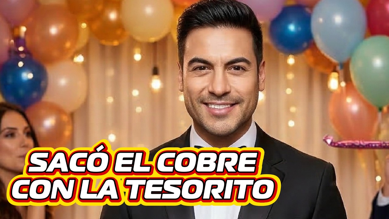 🎤 Tachan de corriente a Carlos Rivera por contratar a La Tesorito para cantar en su cumpleaños 🎂