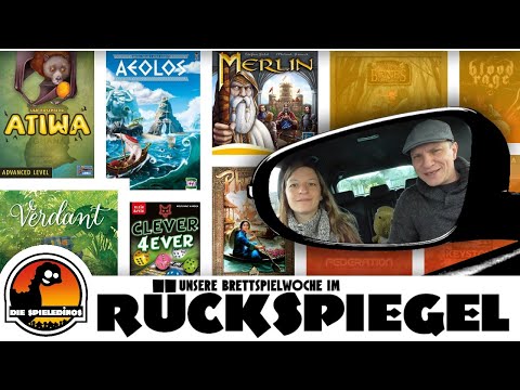Unsere Brettspielwoche im Rückspiegel #46 Atiwa - Verdant - Phraya - Aeolos - Merlin - Clever 4Ever