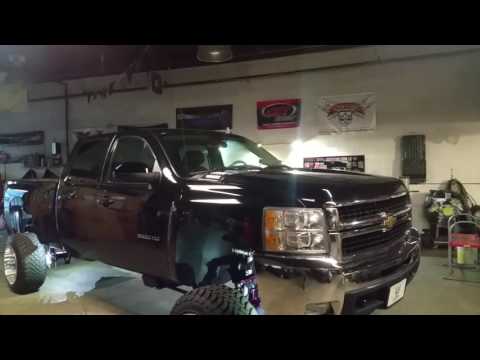 Cognito motorsports 7 to 9 inch lift kit on LMM duramax 08 2500hd American force 20x14 fox shocks