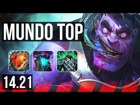 DR. MUNDO vs GNAR (TOP) | 7/1/9, Rank 10 Mundo | KR Challenger | 14.21