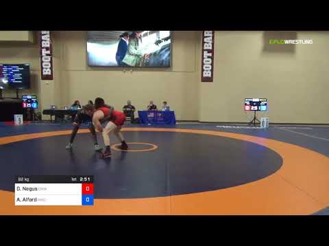 2018 Marine Corps US Open/UWW Junior Greco Roman 82 Con 8 #2 - Donald Negus (CMWC) Vs. Ahmed (AJ)