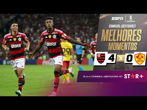 Gols e lances de Flamengo x Aucas