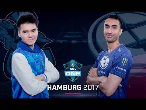Dota 2 - Newbee vs. Evil Geniuses - Game 1 - Group A Decider - ESL One Hamburg Major 2017