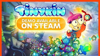 Демоверсия приключенческого платформера Tinykin стала доступна в Steam