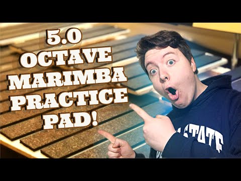 I BUILT A 5.0 OCTAVE MARIMBA PRACTICE PAD [UPDATE: MEASUREMENTS IN DISC.]