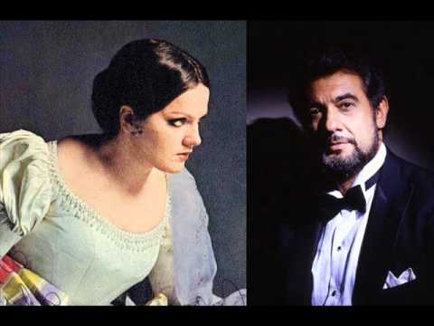 Placido Domingo & Katia Ricciarelli - Un Ballo In Maschera : Teco Io Sto! (Verdi)