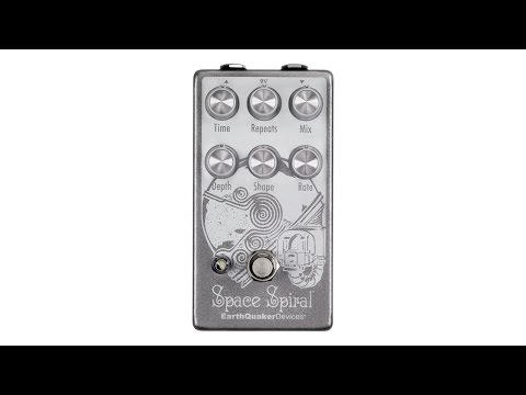 EarthQuaker Devices Space Spiral Modulated Delay Device 2017 - 2019 - Silver / White Print image 3