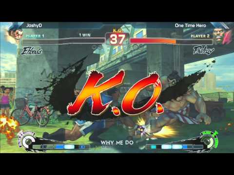 SSF4: JoshyD vs One Time Hero - Why Me Dojo? 007