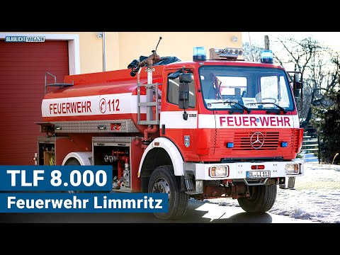 Das TLF 8.000 der Feuerwehr Limmritz