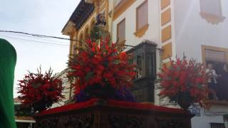 preview picture of video 'Llegada de San Juan al Paseo. Baena. Semana Santa'