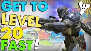 Destiny: How to Get to Level 20 Fast! (Fastest Ways to Level 1 - 20)