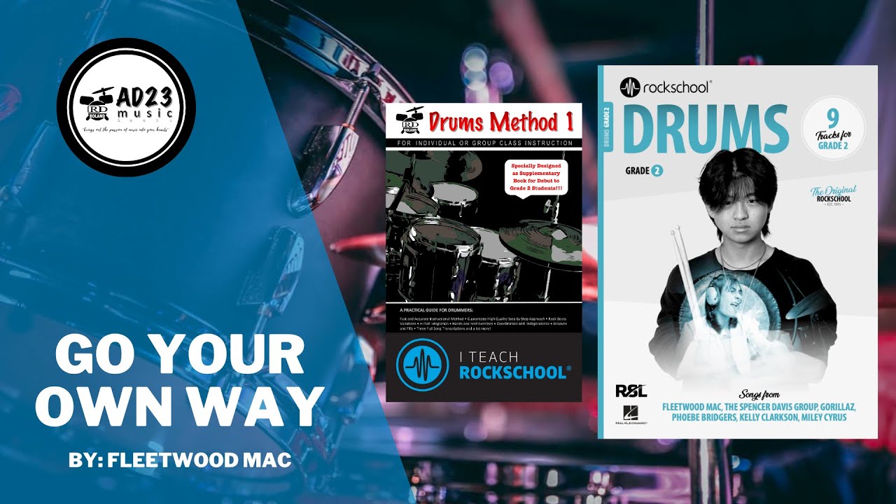 Go Your Own Way | Rockschool Drums Grade 2 2024