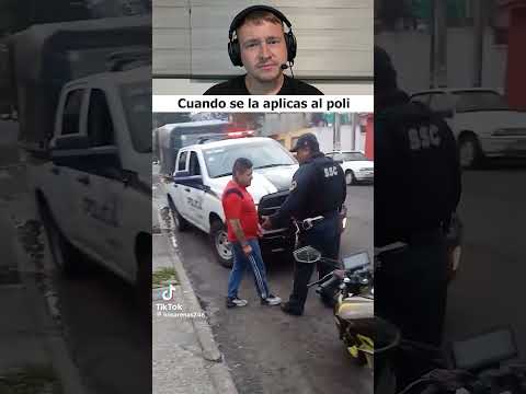 Cuando se la aplicas al poli #humor #humormexicano #memesmexicanos