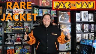 RARE and AUTHENTIC Vintage Pac-Man Letterman Jacket! Videogame Apparel Pick Up!