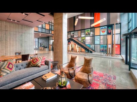 Tour the colorful, exciting amenities at the new Xavier apartment tower