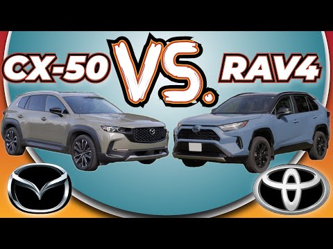 All-new Mazda CX 50 Updated Toyota RAV4 comparison