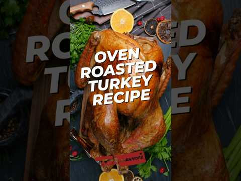 How to Cook a Turkey in the Oven. 🦃 perfect thanksgiving turkey recipe