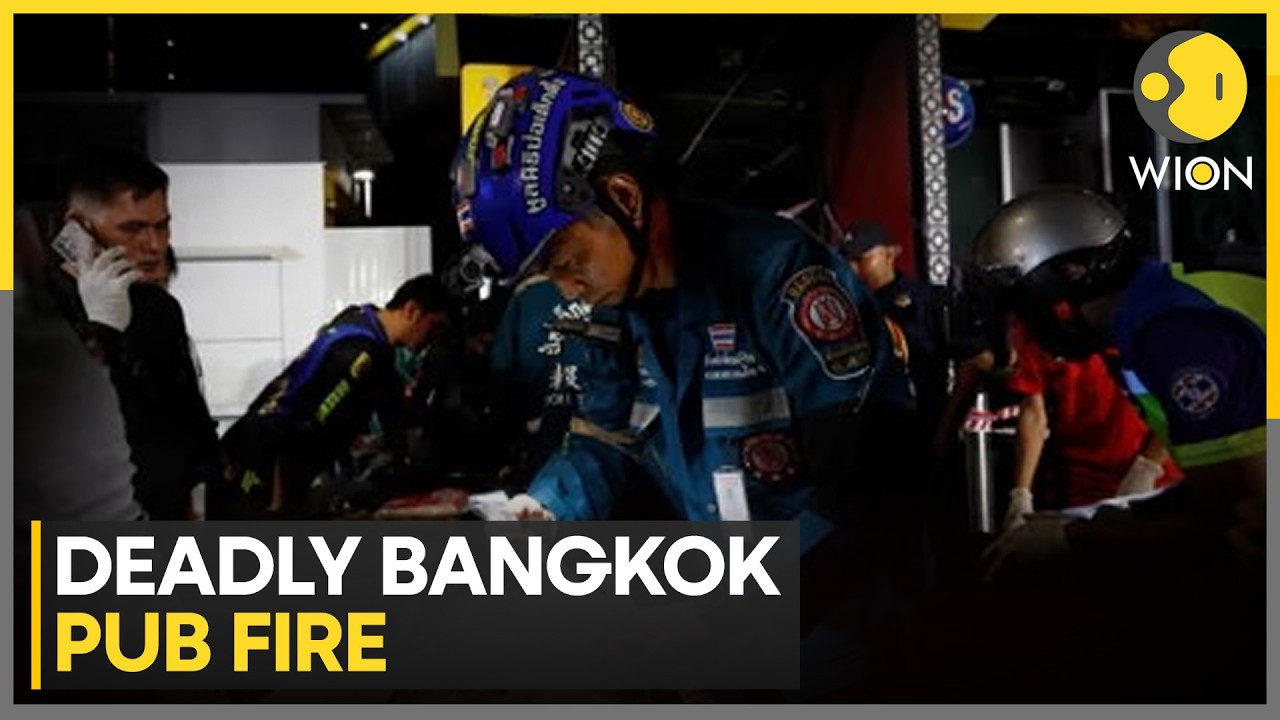 Bangkok Pub Fire: Massive Fire Breaks Out At Pub In Bangkok | WION News