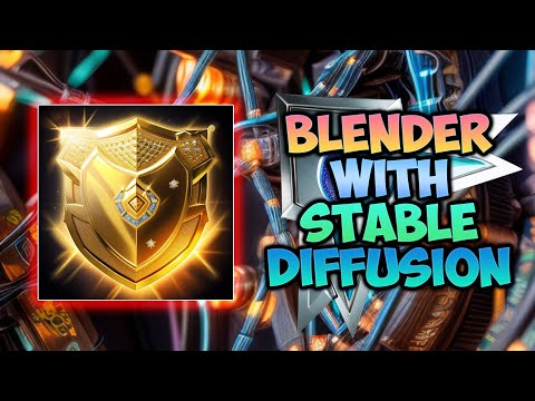 Blender with Stable Diffusion Tutorial - Shield