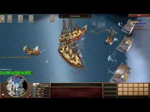 Aoe3: 4 sea games vs the big K aka Kynesie
