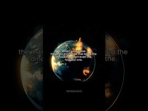 When 90% of Life Was Wiped Out 😳‼️ #prehistoric #extinction #dinosaurs