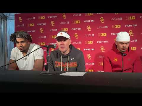 USC at Oregon post game press conference
