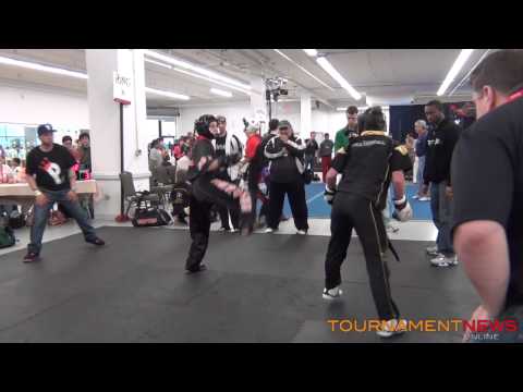 Chelsey Nash vs Alana Wegfahrt Women's Sparring at New England Open 2012