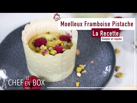 Moelleux framboise et pistache - Recette simple et rapide de gateau