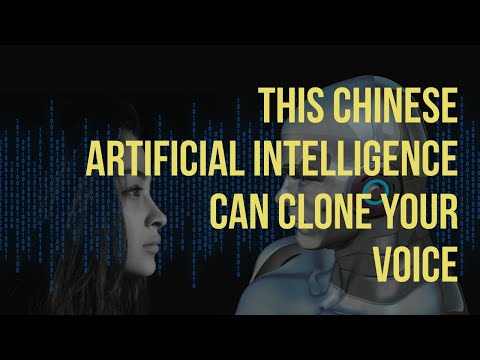 China's Artificial Intelligence (AI) Can Clone Your Voice After Listening Briefly Video