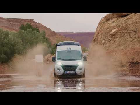 Neu: CROSSCAMP CAMPER VANS – Mehr Ausstattung für noch mehr Freiheit. Live Unlimited. Marokko Moto.