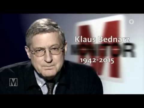 Klaus Bednarz - Ein Nachruf (1942-2015)