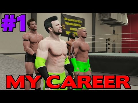 WWE 2K15 My Career Walkthrough Part 1 - Kerm's First Match