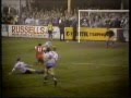 KETTERING TOWN FC - HALIFAX FC V KETTERING FC - BBC GRANDSTAND - FA CUP 3RD ROUND JAN 1989