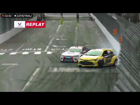 Formula Drift 2018 Long Beach - TOP 4 Battles Piotr Więcek vs. Fredric Aasbø