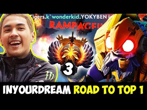 Inyourdream [Tinker] - Road To Top 1 With His Signature Hero | Crazy Fap Hand Epic Rampage!!! Dota 2