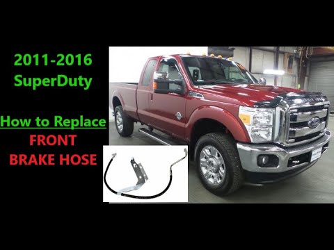 (2011 - Current) Ford SuperDuty BRAKE HOSE REPLACEMENT - Easy!