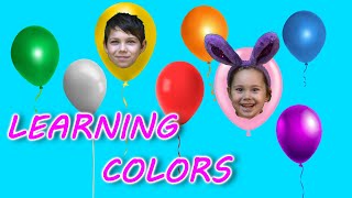 LEARN COLORS WITH BALLOONS #learningcolorsforkids 