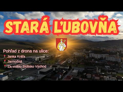 Stará Ľubovňa z dronu | Jarmočná, Za vodou...časť.1