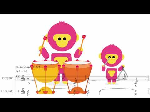 RITMO PARA CRIANÇAS | RHYTHM FOR KIDS | Binário-5-q-6 | 1+5 2 | Triângulo
