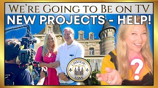 Our French Chateau on Television! 🌟 What Renovation Projects to Do?? 🔨WE NEED YOUR HELP!🏰 💖