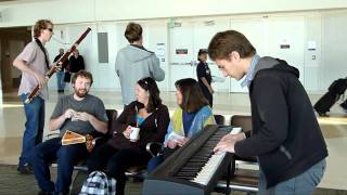 Sixth Floor Trio plays at the San Jose Airport