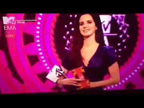 Lana Del Ray announcing Taylor Swift as MTV EMA Awards Best female artist 2012 (Partially Lost)
