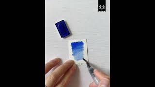 Ultramarine Blue Handmade Honey Based Watercolour Sampling | L&#39;oeil
