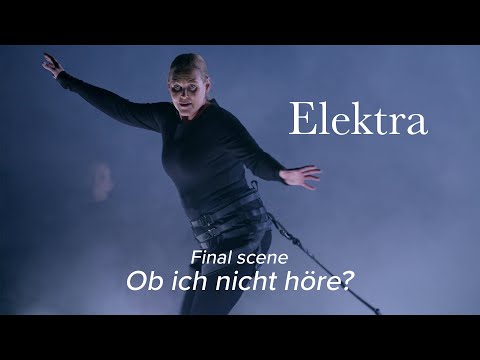 Richard Strauss [Ρίχαρντ Στράους], Elektra op. 58 (1909), όπερα σε μία πράξη σε λιμπρέτο Hugo von Hofmannsthal [Χούγκο φον Χόφμανσταλ] βασισμένο στην ομότιτλη τραγωδία του Σοφοκλή [Sophocles], παραγωγή του Grand Théâtre de Genève (Ιανουάριος – Φεβρουάριος 2022), σε μουσική διεύθυνση Jonathan Nott [Τζόναθαν Νοτ] και σκηνοθεσία / σκηνογραφία Ulrich Rasche [Ούλριχ Ράσε], με τις υψιφώνους Ingela Brimberg [Ίνγκελα Μπρίμπεργκ] (Ηλέκτρα) και Sara Jakubiak [Σάρα Γιακούμπιακ] (Χρυσόθεμις). Στο φινάλε «Ob ich nicht höre?» η Ηλέκτρα παραδίδεται σε έναν μανιακό χορό μέχρι θανάτου, ενσαρκώνοντας υποδειγματικά την επίδραση της ψυχαναλυτικής θεωρίας στο μουσικό θέατρο των αρχών του 20ού αιώνα, καθώς οι ακραίες αρμονίες και τα παραμορφωμένα μοτίβα του Strauss μετατρέπουν την ορχήστρα σε ηχητικό χάρτη της υστερικής νεύρωσης και του «συμπλέγματος της Ηλέκτρας».