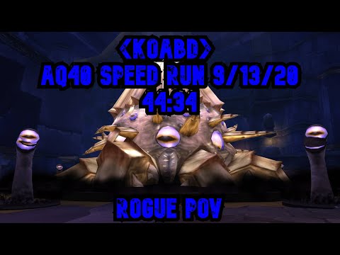 KOABD Speed Run 44:34 - #1 US Fairbanks Rogue