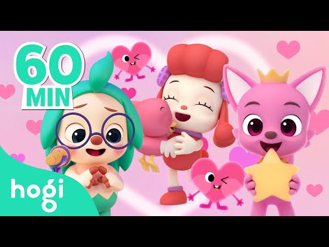 🌹Happy Valentine's Day ❤️with Hogi & Pinkfong | Compilation | Rhymes for Kids | Pinkfong & Hogi
