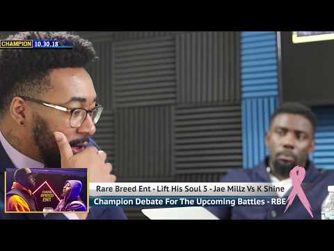 CHAMPION | JAE MILLZ VS K SHINE - HOW ABOUT NOW? - LIFT HIS SOUL 5 - RBE